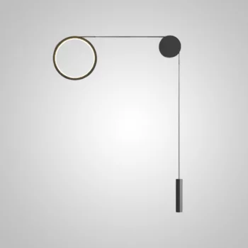 Декоративный настенный светильник Hook 52X4X90 CM