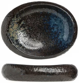 Овальная тарелка Black Yoru 24X21X5 CM