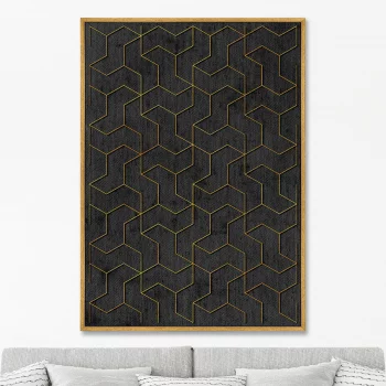 Постер на холсте The Line ornament 75X105 CM