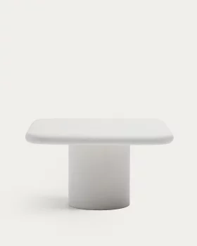 Белый цементный стол Addaia 135X135X76 CM