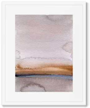 Постер Late evening river bank 42X52 CM