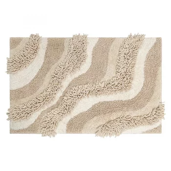 Коврик для ванной sands бежевого цвета из коллекции ethnic, 50x80 см