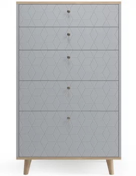 Высокий комод Twin 76X45X126 CM