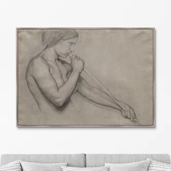 Постер Angel Blowing a Trumpet 105X75 CM