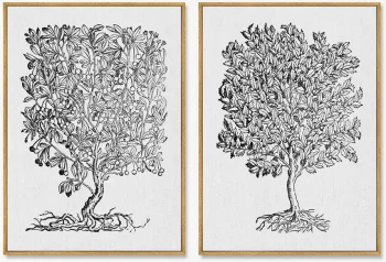 Диптих на холсте The Medieval period 75X105 / 75X105 CM