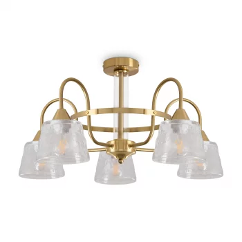 Люстра Карамель FR5522PL-05BS1 60X60X31 CM