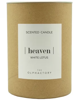Свеча ароматическая the Olphactory Heaven white Lotus 40 часов горения