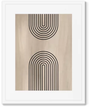 Диптих The Play of Forms No3 42X52 / 42X52 CM
