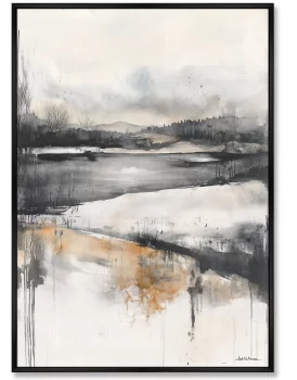 Репродукция картины на холсте Waiting for Spring 75X105 CM