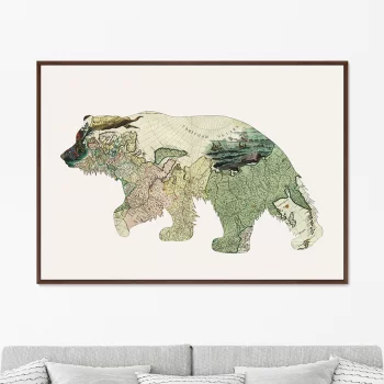 Постер Master of the Taiga 105X75 CM
