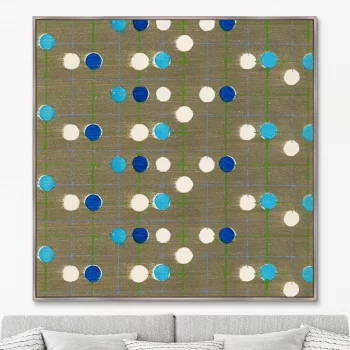 Постер Vintage print of Japanese textile 105X105 CM