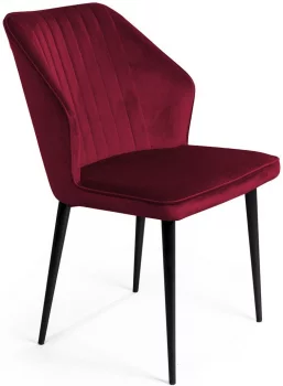 Стул Berg 51X62X84 CM винно-красный