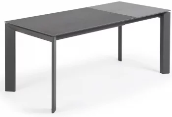 Раскладной стол Atta 120-180X80X76 CM тёмно серый