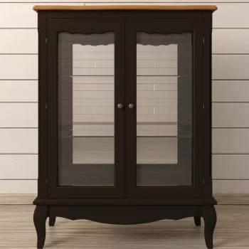 Витрина Leontina Black 80X37X106 CM