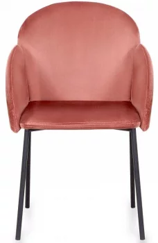 Стул Enzo 56X60X86 CM розового цвета