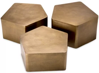 Набор из трёх столиков Veenazza 66X67X31 / 69X73X36 / 63X66X40 CM