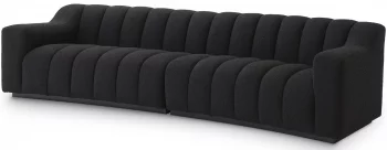 Диван Kelly 300X100X79 CM чёрного цвета