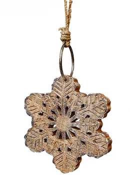 Декор снежинка Vintage 15X15 CM