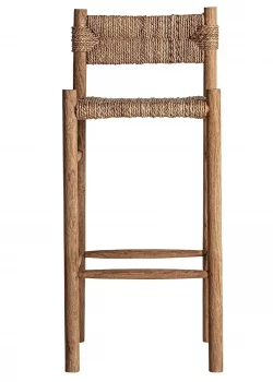 Барный стул из тикового дерева Voghera 48X45X104 CM