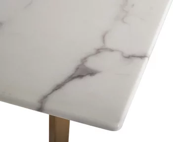 Стол обеденный Pearl White 120X80X76 CM
