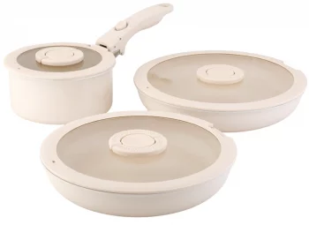 Набор посуды для приготовления со съемной ручкой Smart Ceramic 7 предметов