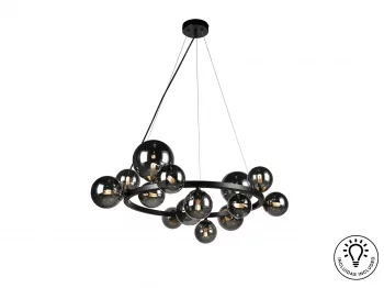Люстра Astros 14L черная 82X82X30 CM