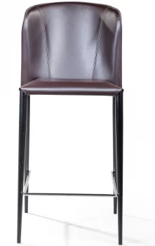 Стул полубарный Albert 44X55X99 CM коричневый