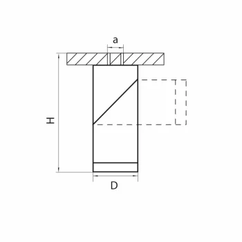 Накладной спот Illumo 6X6X18 CM