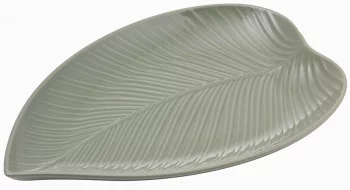 Блюдо сервировочное in the Forest Leaf 38X26 CM