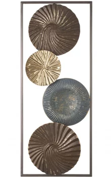 Декор настенный из металла Wadd 25X61 CM