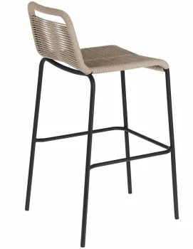 Барный штабелируемый стул Lambton 53X53X100 CM бежевый