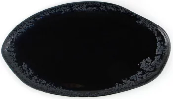 Тарелка овальная Root Blue 27X24 CM