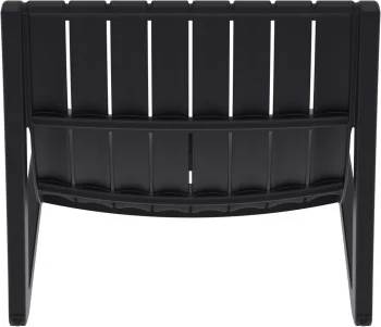 Шезлонг пластиковый Slim 180X72X70 CM чёрный