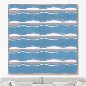 Постер Vintage print Smoke sky 105X105 CM