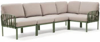 Диван садовый с подушками Komodo 294X154X88 CM