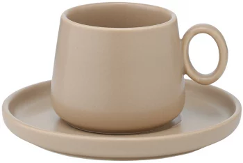 Набор из двух чашек с блюдцами Essential 120 ml