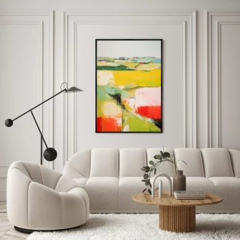 Постер на холсте Lines 75X105 CM
