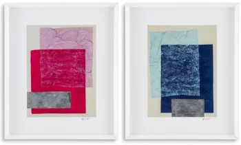 Комплект из двух постеров в раме Paper Colorfields Michael Willett 74X89 / 74X89 CM