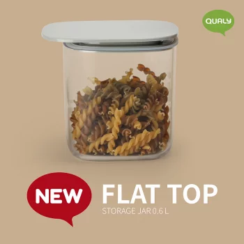 Контейнер для хранения Flat top 600 ml зелёный