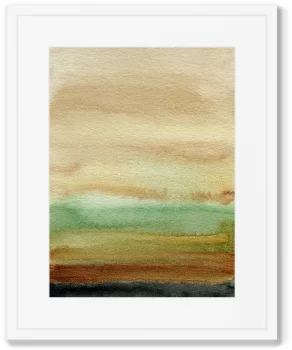Постер в раме When the sun went down 42X52 CM
