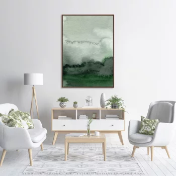 Постер на холсте Fog in the mountains 75X105 CM