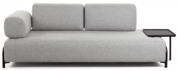 Диван трансформер Compo 252X98X82 CM светло серый
