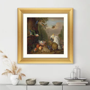 Постер A cockatoo birds 61X61 CM