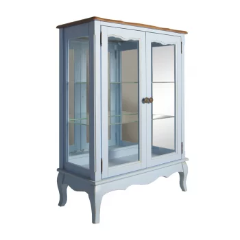 Шкаф для посуды двустворчатый Leontina Blue 80X37X106 CM
