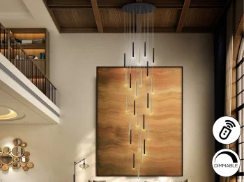 Подвесной светодиодный светильник Varas 90X90X500 CM