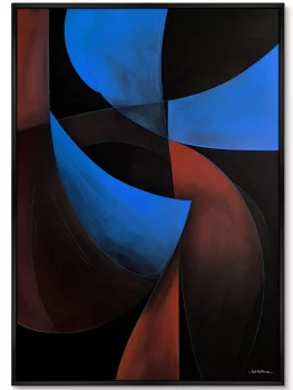 Постер на холсте Colors of the Night 75X105 CM