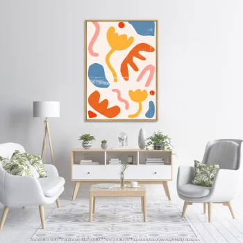 Постер на холсте Color vibes 75X105 CM