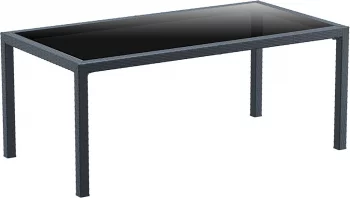 Стол садовый Tahiti 180X94X75 CM серый