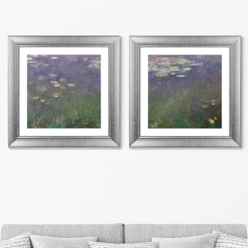 Диптих Water Lilies 61X61 / 61X61 CM