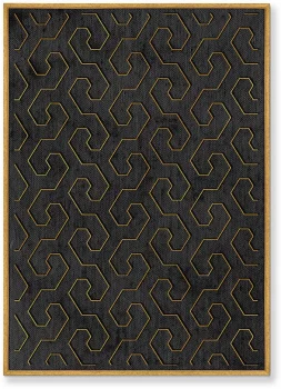 Диптих на холсте The Line ornament 75X105 / 75X105 CM